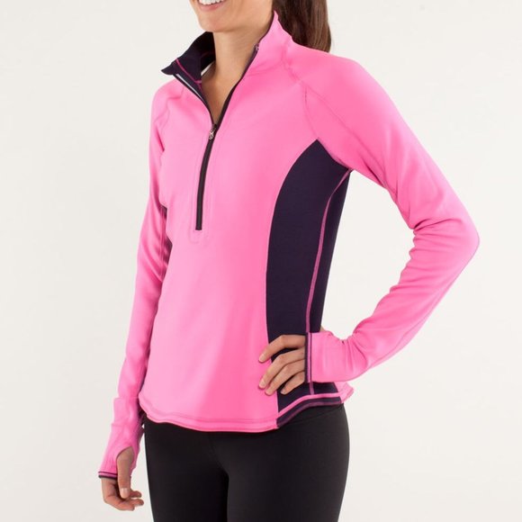 LULULEMON purple pink U turn pullover half zip - Picture 1 of 13